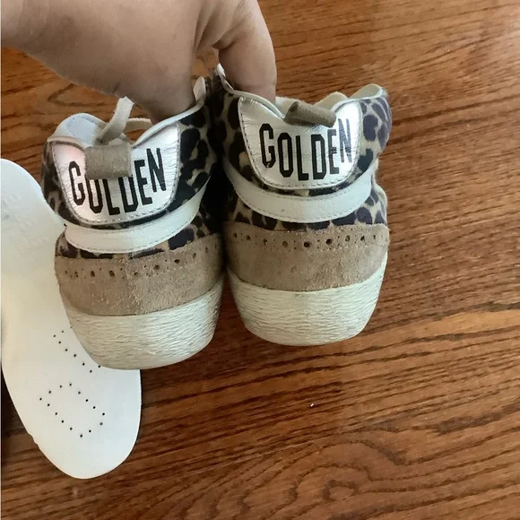 Golden Goose Mid Stars Animal Neutral Tone Print Size 36 - Picture 9 of 13